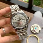 Copy Rolex Datejust 40mm Watch Silver Dial Jubilee Band